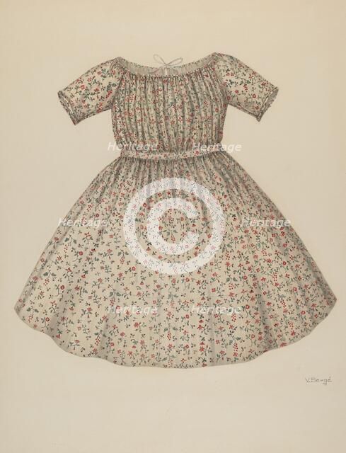 Child's Dress, 1935/1942. Creator: Virginia Berge.