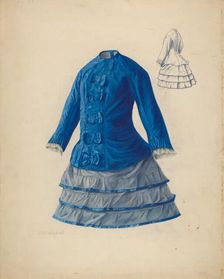 Child's Dress, c. 1940. Creator: Douglas Campbell