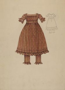 Child's Dress, c. 1936. Creator: Margaret Concha