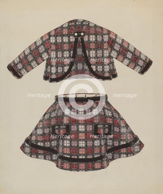 Child's Dress, c. 1936. Creator: Syrena Swanson.