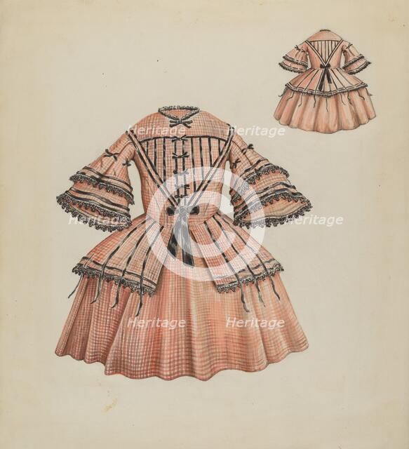 Child's Dress, c. 1937. Creator: Al Curry.