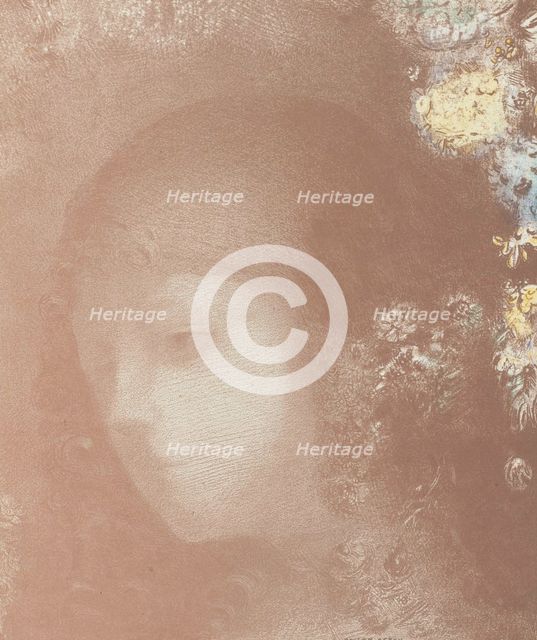 Child's Head with Flowers (Tête d'enfant avec fleurs), 1897.