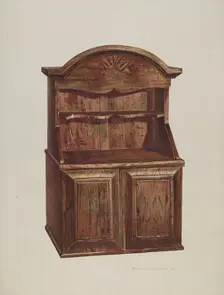 Childs's Dresser, 1935/1942. Creator: Edward L Loper