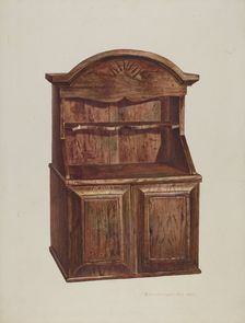 Childs's Dresser, 1935/1942. Creator: Edward L Loper