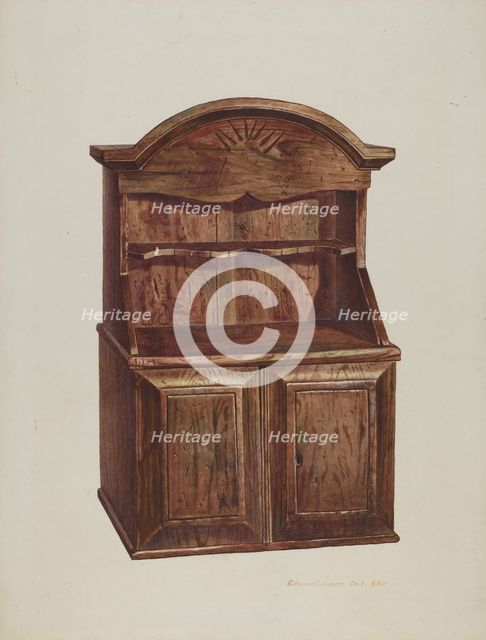 Childs's Dresser, 1935/1942. Creator: Edward L Loper.