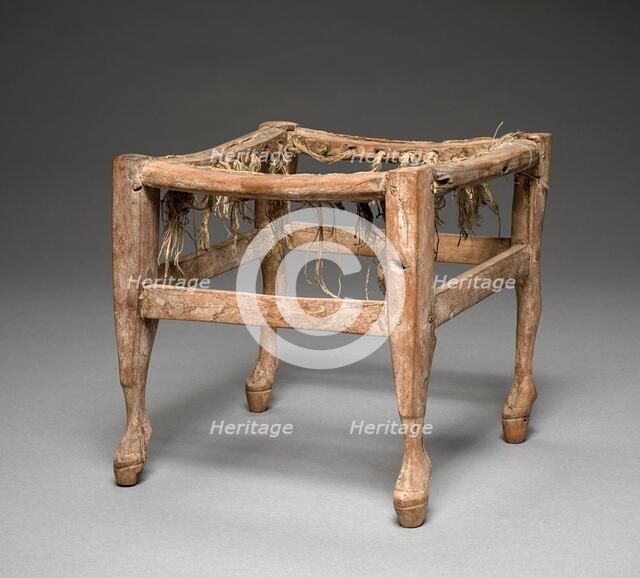 Child's Stool, 1295-1186 BC. Creator: Unknown.