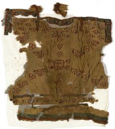 Child's Tunic, Egypt, Roman period (30 B.C.- 641 A.D.)/Arab period (641-969), 7th century. Creator: Unknown