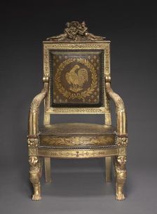 Child's Throne, 1822. Creator: Pierre-Marie Balny le Jeune (French, 1832)