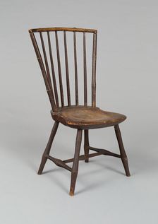 Child's Windsor Side Chair, 1790/1815. Creator: Unknown