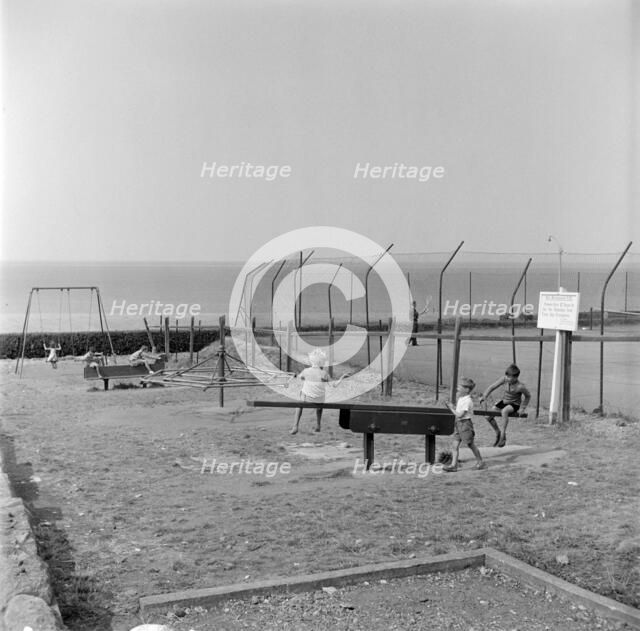 Chilidren's playground, Hunstanton, Norfolk, 1950s. Artist: Hallam Ashley