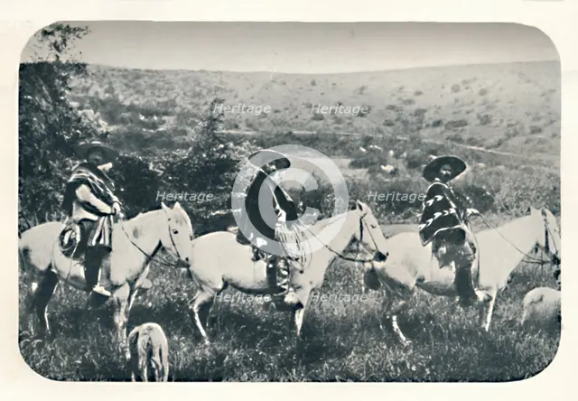 'Chillan Cowboys', 1911. Artist: Unknown.