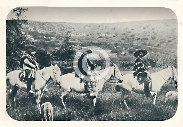 'Chillan Cowboys', 1911. Artist: Unknown.