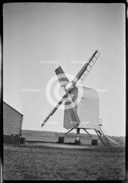 Chillenden Windmill, Chillenden, Goodnestone, Dover, Kent, 1929. Creator: Francis Matthew Shea.