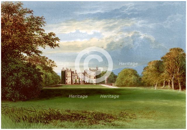 Chillingham Castle, Northumberland, home of the Earl of Tankerville, c1880. Artist: Unknown