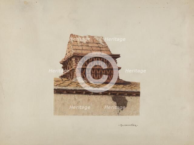 Chimney, c. 1940. Creator: Raymond E. Noble.