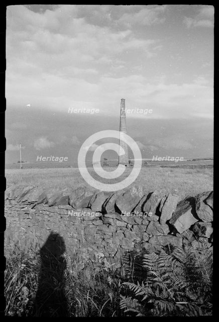 Chimney flue from a former lead smelting mill, near Hexham, Northumberland, c1955-c1980. Creator: Ursula Clark.