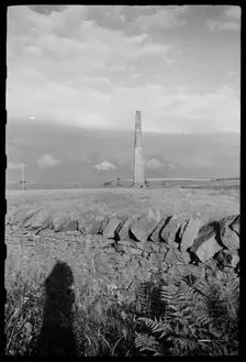 Chimney flue from a former lead smelting mill, near Hexham, Northumberland, c1955-c1980. Creator: Ursula Clark