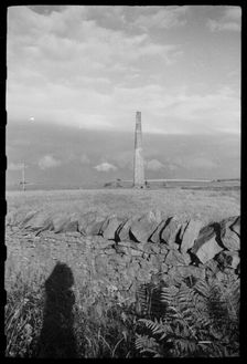 Chimney flue from a former lead smelting mill, near Hexham, Northumberland, c1955-c1980. Creator: Ursula Clark