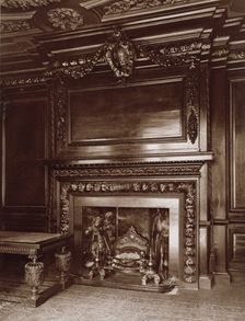 Chimney Piece, Tallow Chandlers Hall, c1886. Creator: Henry Dixon & Son