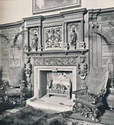 Chimney-Piece in the Great Hall, Castle Ashby, Northampton 1927