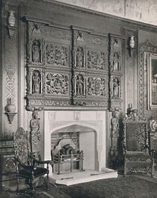Chimney-Piece in the King William Drawing room, Castle Ashby 1927