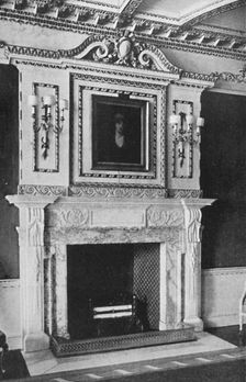 Chimney-Piece in the Red Drawing Room, Raynham Hall, Norfolk 1927
