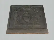 Chimney Plaque: Coat of Arms of Duc de Bethune-Charlost, France, c. 1678. Creator: Unknown