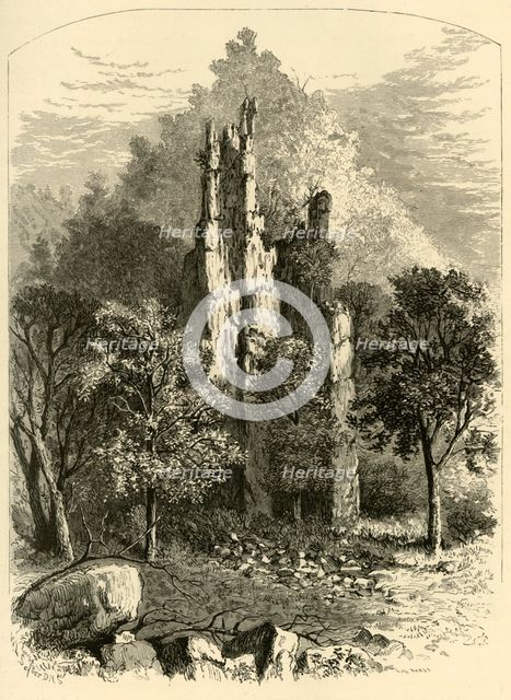 'Chimney Rocks', 1872.  Creator: William Ludwell Sheppard.