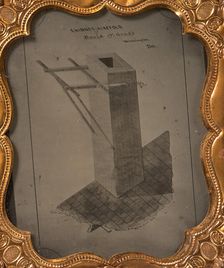 Chimney Scaffold, 1860. Creator: J. Jeane