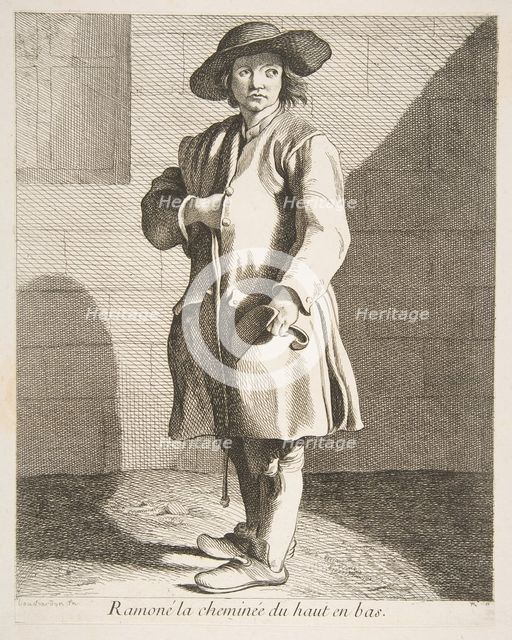 Chimney Sweep, 1737. Creator: Caylus, Anne-Claude-Philippe de.