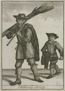 Chimney Sweep Cries of London, (c1688?). Artist: Anon