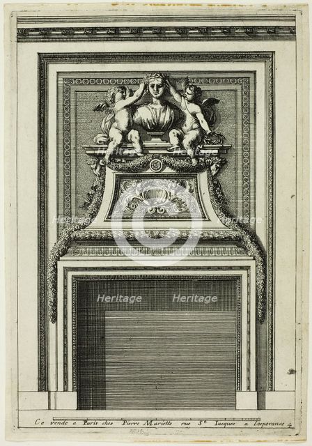 Chimneys in the Italian Manner, n.d. Creator: Jean le Pautre.