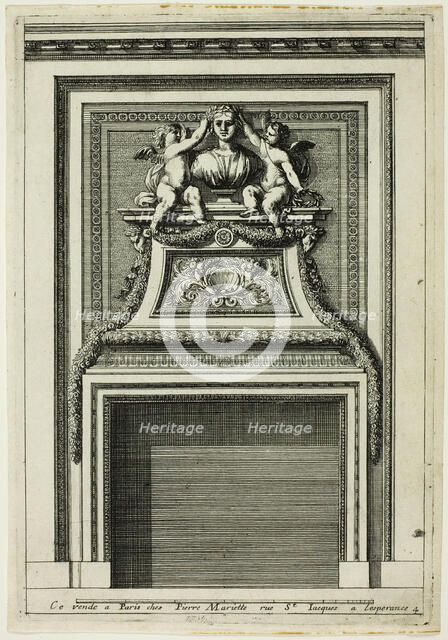 Chimneys in the Italian Manner, n.d. Creator: Jean le Pautre.