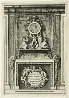 Chimneys in the Italian Manner, c. 1665. Creator: Jean le Pautre
