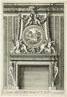 Chimneys in the Italian Manner, c. 1665. Creator: Jean le Pautre