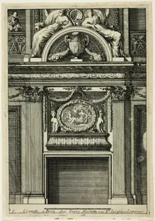 Chimneys in the Italian Manner, c. 1665. Creator: Jean le Pautre