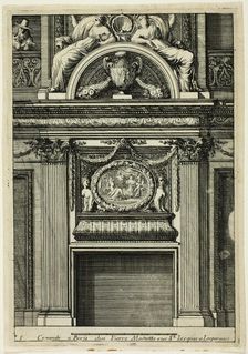 Chimneys in the Italian Manner, c. 1665. Creator: Jean le Pautre