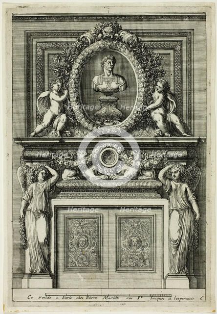 Chimneys in the Italian Manner, c. 1665. Creator: Jean le Pautre.