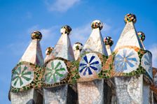 Chimneys of Batllo House, Barcelona, Spain, 2007. Creator: Samuel Magal