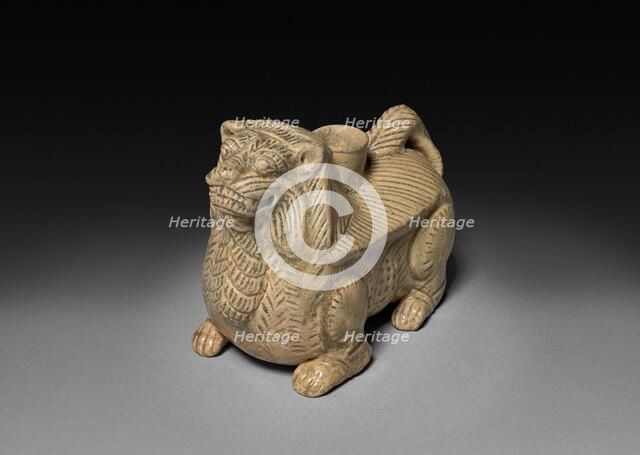 Chimera (Bixie): Candlestick or Water Dropper, 265-316. Creator: Unknown.