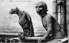 Chimeres (Gargoyles), Eglise Notre Dame, Chimeres, 1900. Creator: Unknown