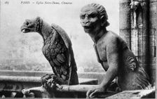 Chimeres (Gargoyles), Eglise Notre Dame, Chimeres, 1900. Creator: Unknown