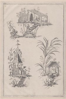 Chinoiserie Ornaments, ca. 1760-85. Creator: Jean-Baptiste Pillement