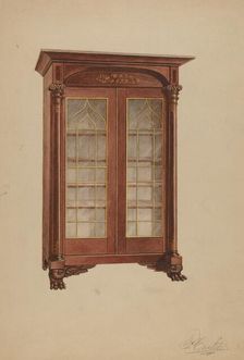 China Cabinet, 1936. Creator: Ferdinand Cartier