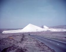 China clay mines near Bodmin, Cornwall, c1955. Creator: Arthur Charles Kirby Ware