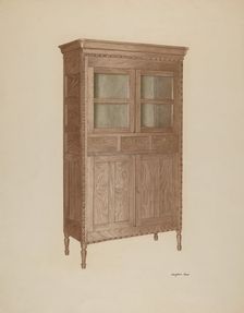 China Closet, c. 1940. Creator: Josephine Prado