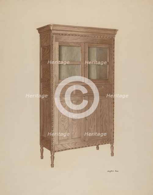 China Closet, c. 1940. Creator: Josephine Prado.