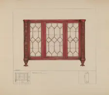 China Closet, c. 1936. Creator: Henry Meyers