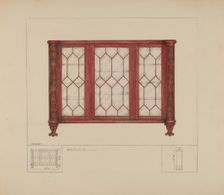 China Closet, c. 1936. Creator: Henry Meyers