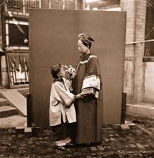 China: a Manchu lady with a child, Beijing, 1869. Creator: John Thomson